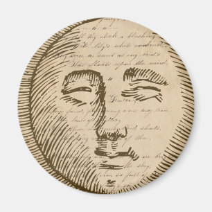 Moon Face Magneet