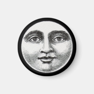 Moon Face Magneet