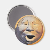 Moon Face Magnet (Voorkant / Achterkant)