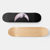 Moon face MoonChild Art Moon Child Persoonlijk Skateboard (Horizontaal)