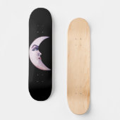 Moon face MoonChild Art Moon Child Persoonlijk Skateboard (Voorkant)