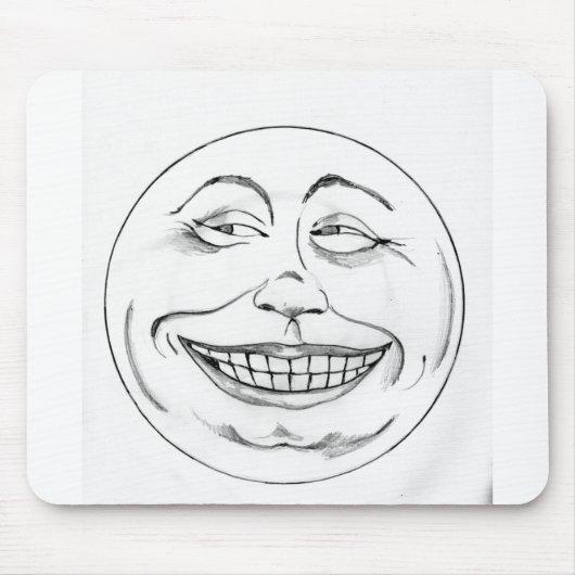 Moon Face Muismat (Voorkant)