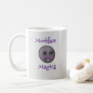 Moon Face paarse lint lupus Koffiemok