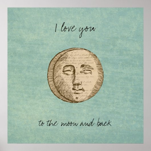 Moon Face Poster (Voorkant)