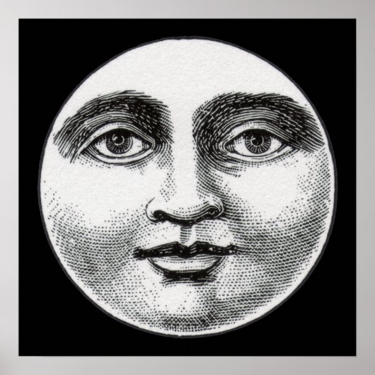 Moon Face Poster (Voorkant)