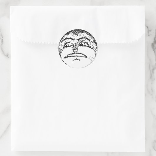 Moon Face Sticker (Tas)