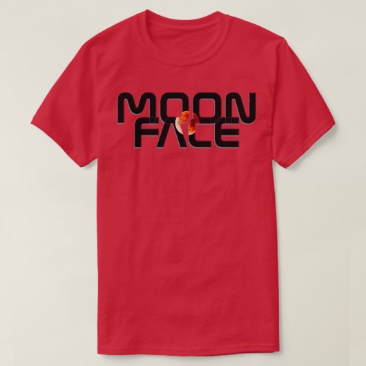 MOON FACE T-SHIRT (Design voorkant)
