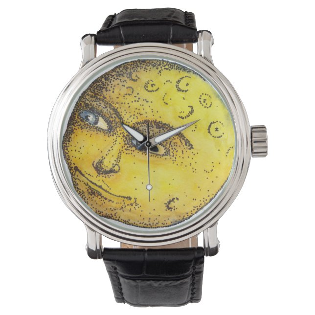 Moon Face Watch Horloge (Voorkant)