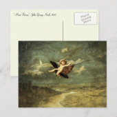 "Moon Fairies II" door John Naish Briefkaart (Voorkant / Achterkant)