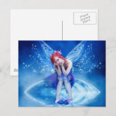 Moon Fairy Briefkaart (Voorkant / Achterkant)