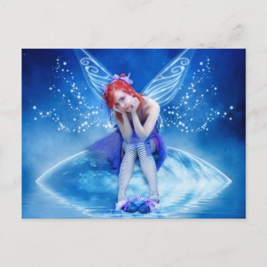 Moon Fairy Briefkaart (Voorkant)