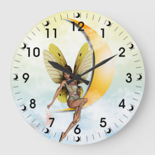 Moon Fairy Grote Klok