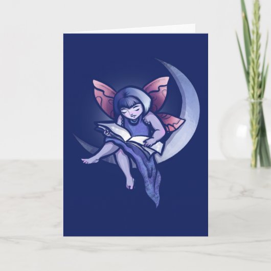 Moon Fairy Leading Bookish Moon Fays Kaart (Voorkant)