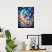 Moon Fairy Poster (Thuiskantoor)