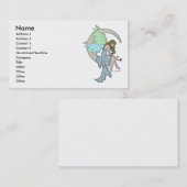 Moon Fairy Profile Card Visitekaartje (Voorkant / Achterkant)