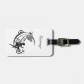 Moon Fairy Silhouette Thunder_Cove Bagagelabel (Voorkant horizontaal)