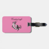 Moon Fairy Silhouette Thunder_Cove Bagagelabel (Achterkant horizontaal)