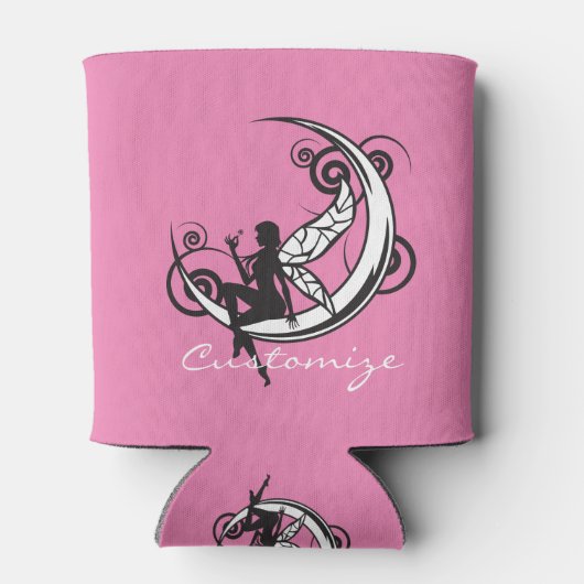 Moon Fairy Silhouette Thunder_Cove Blikjeskoeler (Achterkant)