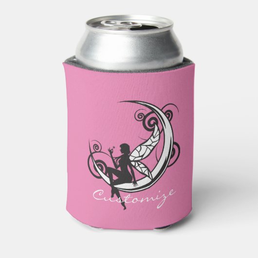 Moon Fairy Silhouette Thunder_Cove Blikjeskoeler (Blikje Achterkant)