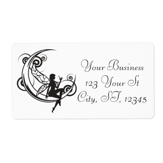 Moon Fairy Silhouette Thunder_Cove Etiket (Voorkant)