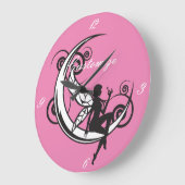 Moon Fairy Silhouette Thunder_Cove Grote Klok (Hoek)