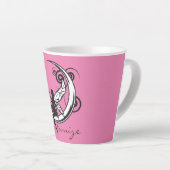 Moon Fairy Silhouette Thunder_Cove Latte Mok (Rechterhoek)