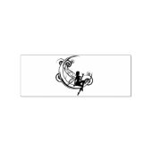 Moon Fairy Silhouette Thunder_Cove Rubberstempel (Afrduk)