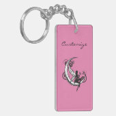 Moon Fairy Silhouette Thunder_Cove Sleutelhanger (Voorkant Links)