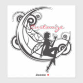 Moon Fairy Silhouette Thunder_Cove Sticker (Vel)