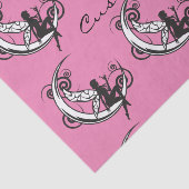 Moon Fairy Silhouette Thunder_Cove Tissuepapier (Detail)