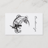 Moon Fairy Silhouette Thunder_Cove Visitekaartje (Achterkant)