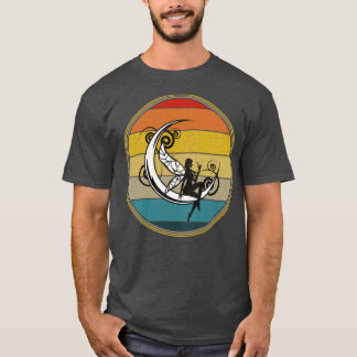 Moon Fairy Silhouette Verdrietig T-shirt