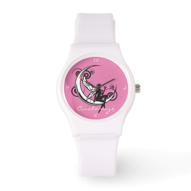 Moon Fairy Sitting Thunder_Cove Horloge (Voorkant)