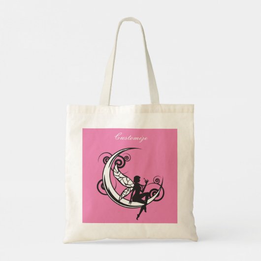 Moon Fairy Sitting Thunder_Cove Tote Bag (Achterkant)