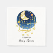 Moon Falling Stars Baby shower Servet (Voorkant)