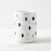 Moon faseert zon handseinen retro wolken koffiemok (Center)