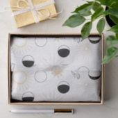 Moon faseert zon handsignalen retro alchemie tissuepapier (Geschenk)