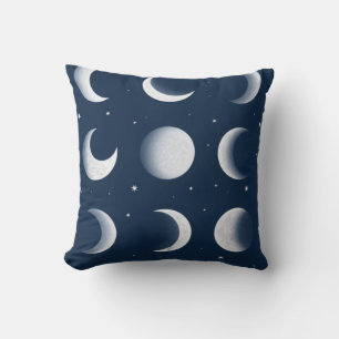 Moon Fasen Grid Hemels Patroon Ontwerp Kussen