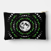 Moon fasen mandala Make-up cosmetische zak zak Etui (Achterkant)