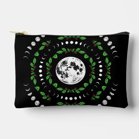 Moon fasen mandala Make-up cosmetische zak zak Etui (Voorkant)