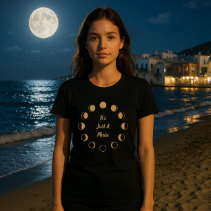 Moon Fasen Waxing Gibbous & Waning Crescent T-shirt