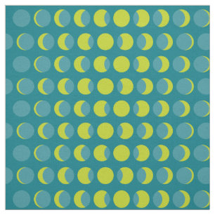 Moon Fases midden eeuw Modern Stof