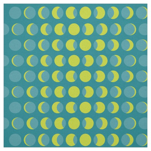 Moon Fases midden eeuw Modern Stof (Swatch)