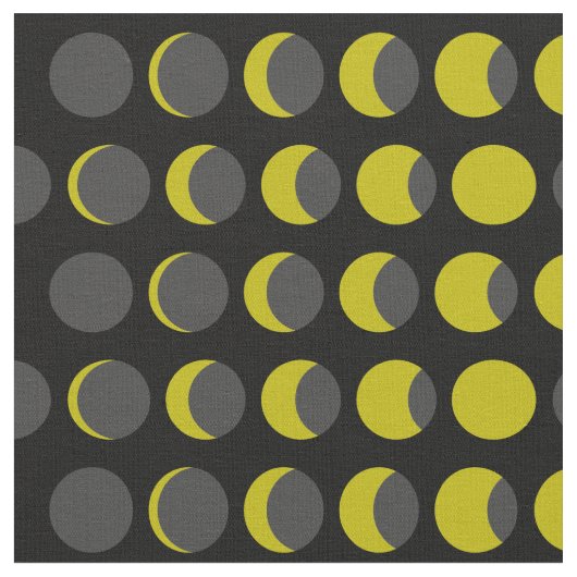 Moon Fases midden eeuw Modern Stof (Close Up)