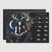 Moon Faun magnetische kaart (Voorkant / Achterkant)