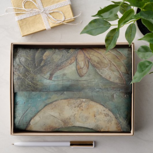 MOON FEE DECOUPAGE TISSUEPAPIER (Geschenk)