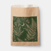 Moon Fern Botanical Favor Bags Bedankzakje (Voorkant)