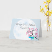 Moon Festival Chinese herfst Festival Greep Kaart (Gele Bloem)