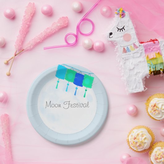 Moon Festival Chinese herfst Papieren Bordje (Feest)