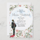 Moon Festival Chinese herfst uitnodiging (Voorkant)